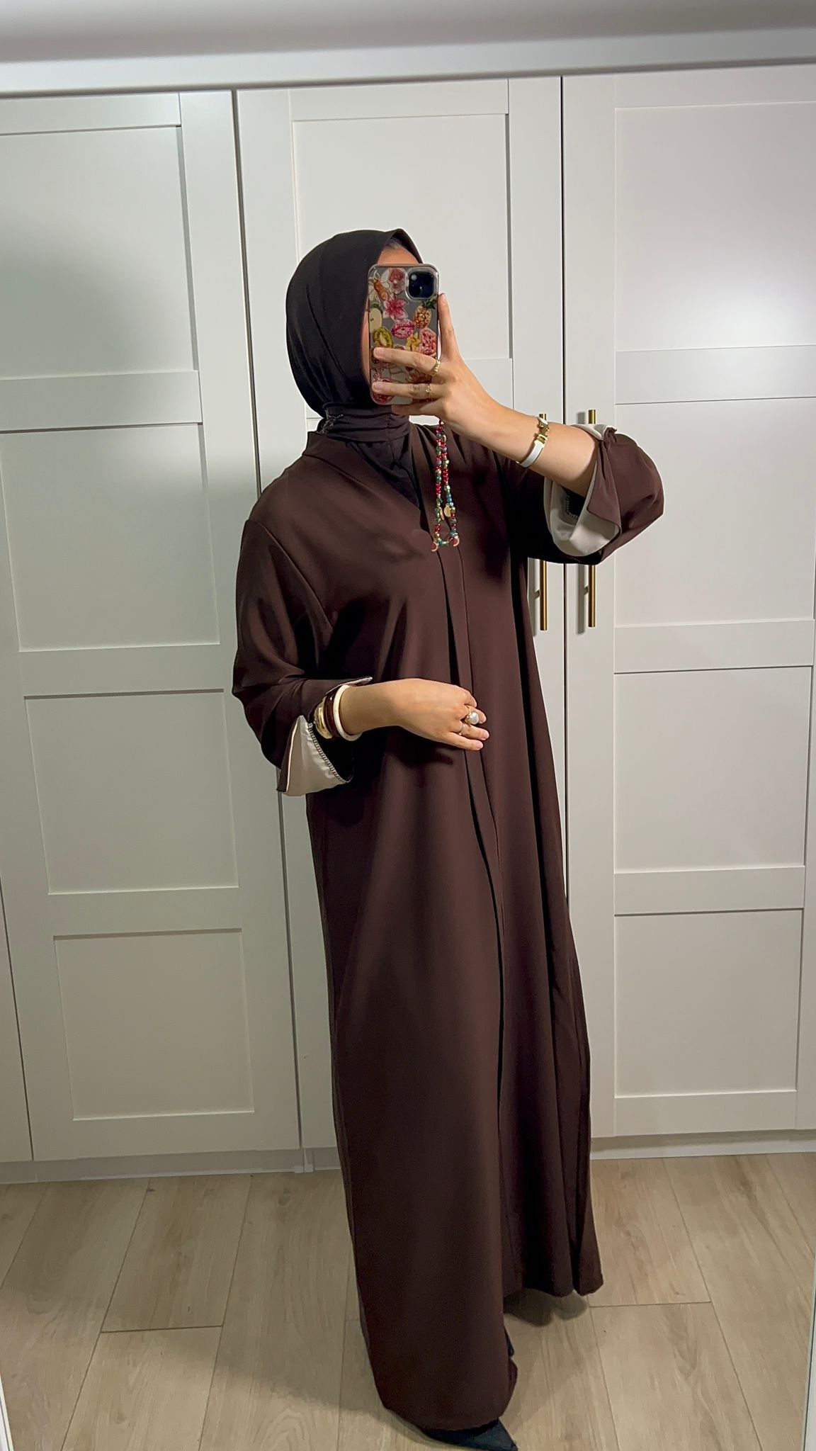 Abaya Marron